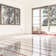 Radiant Floor Panel Heating Over Subfloor