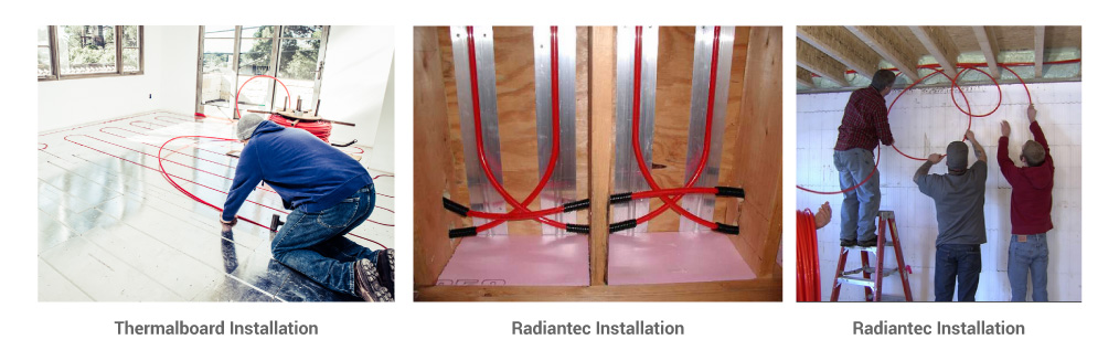 Thermalboard vs Radiantec Installation