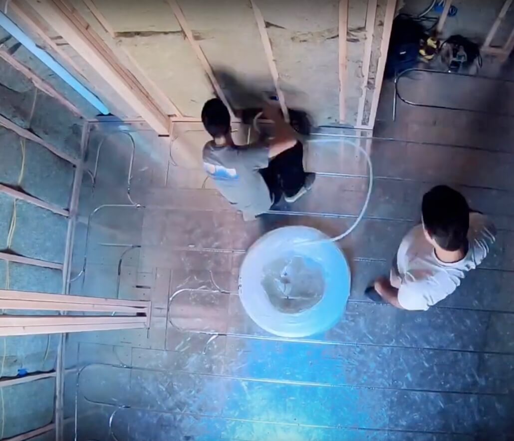 Installing Ecowarm Radiant Floor Heating