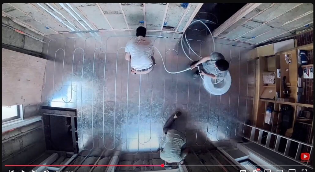 Installing Ecowarm Radiant Floor Heating