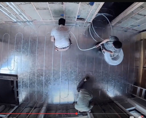 Installing Ecowarm Radiant Floor Heating
