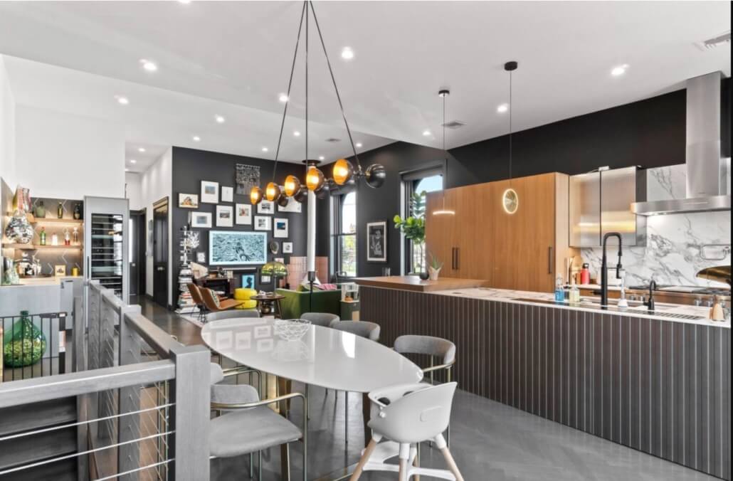 Radiant heat installation in finished kitchen
