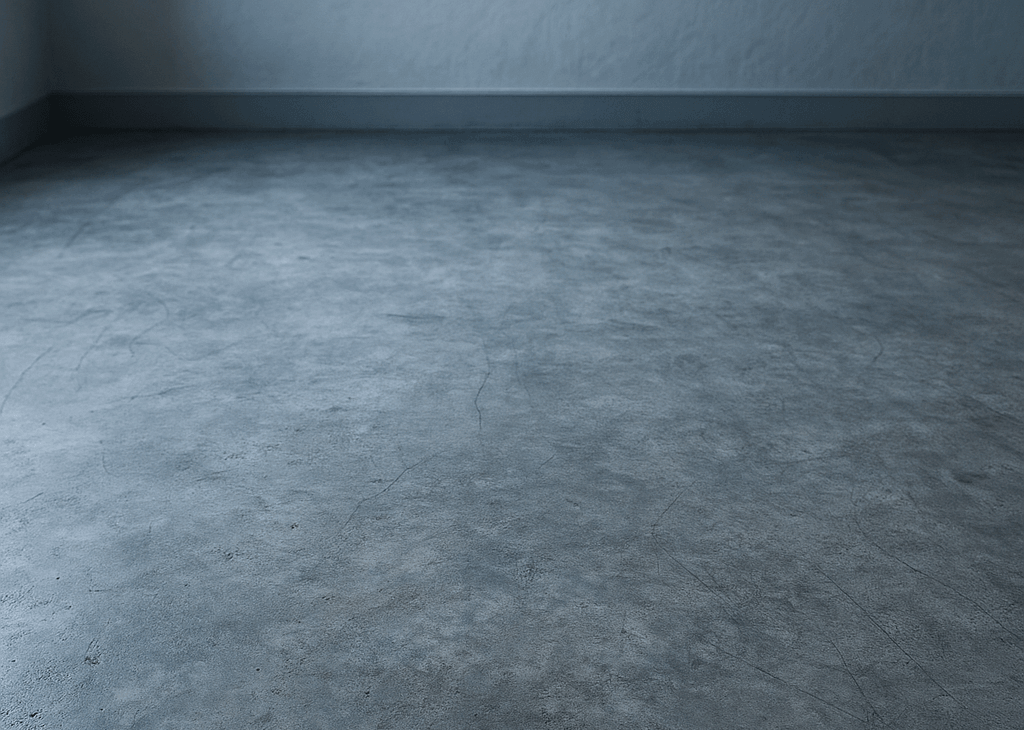 Insulate concrete floor from cold