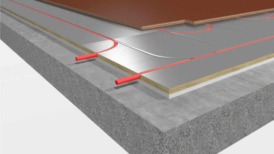 Radiant Heat Over Concrete Slab