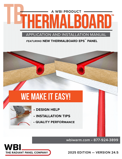 Thermalboard Installation Manual for radiant floor heating system