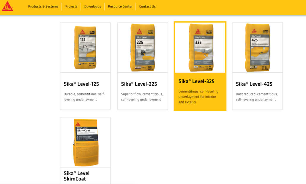 Sika Leveling Compound