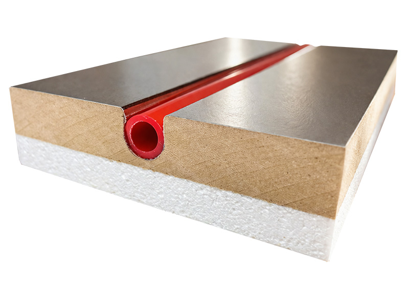ThermalBoard EPS insulated radiant floor heating panel